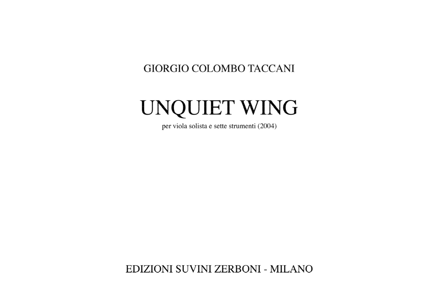 Unquiet Wing_Colombo Taccani 1